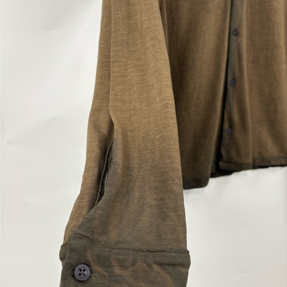 Cotton Citizen Men’s Olive Presley Buttondown Ombré NWOT | Medium - Picture 4 of 8